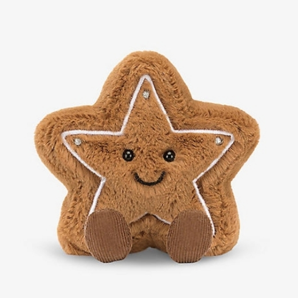 Jellycat Amuseable Star Cookie 4x4x1" Soft and Plush NWT